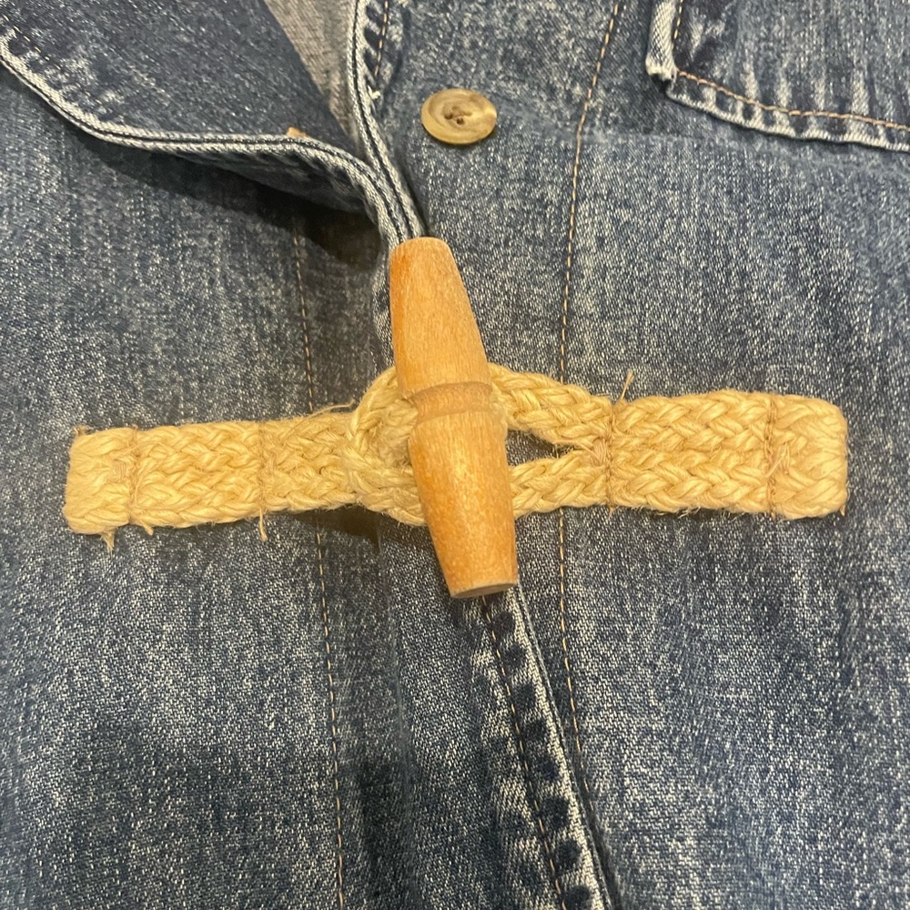 Ralph Lauren toggle denim jacket in size small vintage - Picture 6 of 7